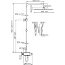 Душевой комплект WASSERKRAFT A113.119.126.CH THERMO