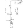 Душевой комплект WASSERKRAFT A166.116.137.087.CH
