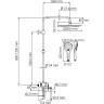 Душевой комплект WASSERKRAFT A174.160.078.CB