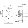 Душевой комплект WASSERKRAFT A174819 THERMO