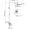 Душевой комплект WASSERKRAFT A177.069.065.087.CH