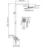 Душевой комплект WASSERKRAFT A177.069.141.087.CH