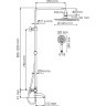 Душевой комплект WASSERKRAFT A188.067.058.WM THERMO