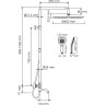 Душевой комплект WASSERKRAFT A188.117.101.087.CH THERMO