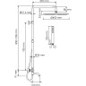 Душевой комплект WASSERKRAFT A188.117.137.087.CH THERMO