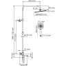 Душевой комплект WASSERKRAFT A199.069.065.087.CH THERMO