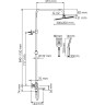 Душевой комплект WASSERKRAFT A199.069.126.087.CH THERMO