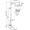 Душевой комплект WASSERKRAFT BK18801WM