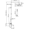Душевой комплект WASSERKRAFT BK28801BM