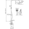 Душевой комплект WASSERKRAFT SK16601CH