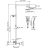 Душевой комплект WASSERKRAFT Thermo A199.259.201.BG
