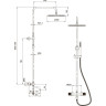Душевой комплект WASSERKRAFT A18301 THERMO с термостатическим смесителем