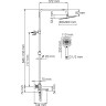 Душевой комплект WASSERKRAFT THERMO SK19901CH