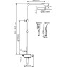 Душевой набор WASSETKRAFT THERMO BK11401CB