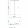 Душевой уголок WASSERKRAFT MAIN 41S33 130х90 см