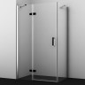 Душевой уголок WASSERKRAFT ALLER 10H10LBLACK 120х100 см