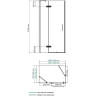 Душевой уголок WASSERKRAFT ALLER WHITE 10H06LWHITE 120x80 см