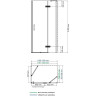 Душевой уголок WASSERKRAFT ALLER WHITE 10H06RWHITE 120x80 см