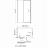 Душевой уголок WASSERKRAFT ALME 15R34 130x100 см