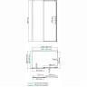 Душевой уголок WASSERKRAFT ALME 15R33 130x90 см
