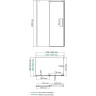 Душевой уголок WASSERKRAFT ALME 15R37 140x100 см