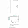 Душевой уголок WASSERKRAFT ALME 15R35 140x80 см
