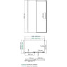 Душевой уголок WASSERKRAFT ALME 15R36 140x90 см