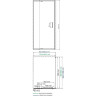 Душевой уголок WASSERKRAFT BERKEL 48P29 80x100