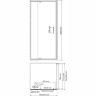 Душевой уголок WASSERKRAFT BERKEL 48P02 80x80 см