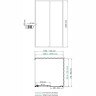 Душевой уголок WASSERKRAFT DILL 61S14 110х80 см