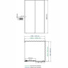 Душевой уголок WASSERKRAFT DILL 61S15 110х90 см