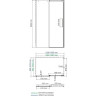 Душевой уголок WASSERKRAFT DINKEL 58R34 130x100 см