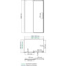 Душевой уголок WASSERKRAFT DINKEL 58R32 130x80 см