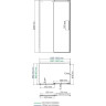 Душевой уголок WASSERKRAFT DINKEL 58R33 130x90 см