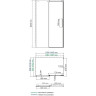 Душевой уголок WASSERKRAFT DINKEL 58R37 140x100 см