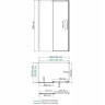 Душевой уголок WASSERKRAFT DINKEL 58R35 140x80 см