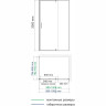 Душевой уголок WASSERKRAFT ELBE 74P17 100х80 см