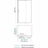 Душевой уголок WASSERKRAFT ELBE 74P22 100х90 см