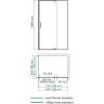 Душевой уголок WASSERKRAFT ELBE 74P10 120х100 см
