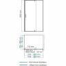 Душевой уголок WASSERKRAFT ELBE 74P06 120х80 см