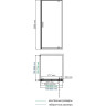 Душевой уголок WASSERKRAFT ELBE 74P02