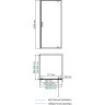 Душевой уголок WASSERKRAFT ELBE 74P28