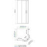 Душевой уголок WASSERKRAFT LIPPE 45S02 80х80 см