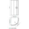 Душевой уголок WASSERKRAFT MAIN 41S23 100x100 см