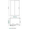 Душевой уголок WASSERKRAFT MAIN 41S16 110х100 см