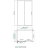 Душевой уголок WASSERKRAFT MAIN 41S14 110х80 см