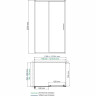 Душевой уголок WASSERKRAFT MAIN 41S06 120x80 см