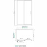 Душевой уголок WASSERKRAFT MAIN 41S34 130х100 см