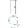 Душевой уголок WASSERKRAFT MAIN 41S03 90x90 см
