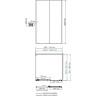 Душевой уголок WASSERKRAFT RHIN 44S16 110х100 см